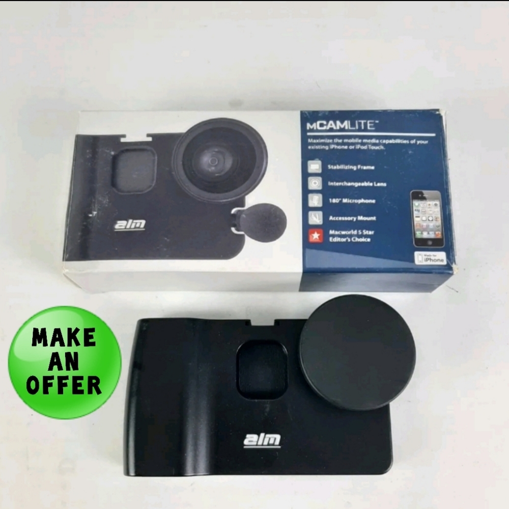 ALM MCAM WIDE ANGLE/MACRO ATTACHMENT FOR iPHONE.No microphone included